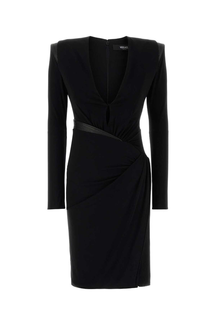 Versace Cocktail Dress Responsible Stretch Crepe Jersey