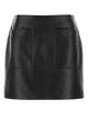 Bottega Veneta Mw Nappa Leather Mini Skirt