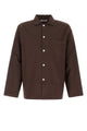 Tekla Poplin, Pyjamas Shirt - Coffee