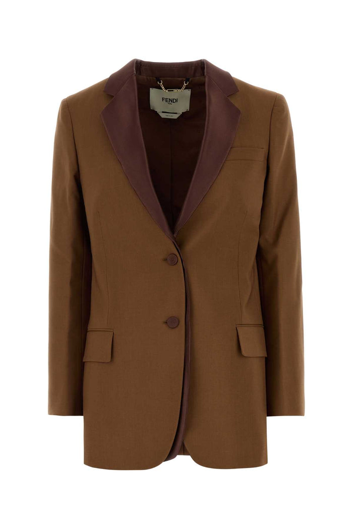 Fendi Giacca Wool Mohair Tailoring