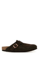 Birkenstock Boston Mocha, Suede Leather