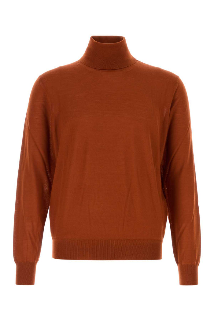 Saint Laurent Pull Col Roule