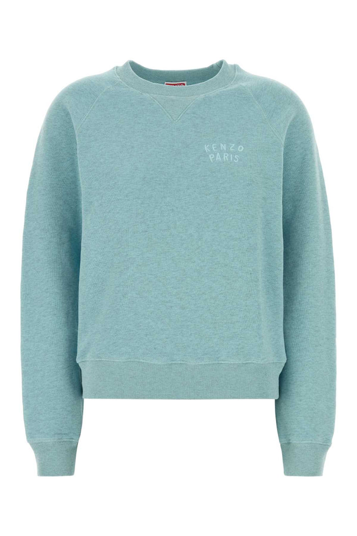 Kenzo Kenzo Boke Heart Embroidered Overdyed Classic Swea