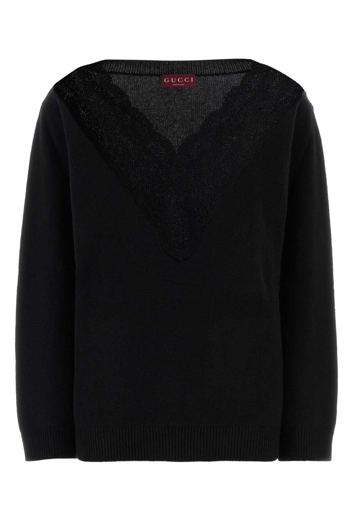 Gucci L/S V/Nk Top