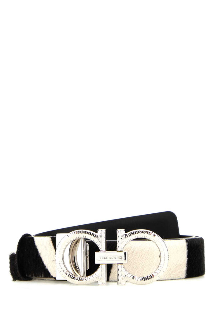 Salvatore Ferragamo Pony Kasba Maxi Zeb Nero-