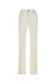 Balmain Hw Tailored White Denim Pants