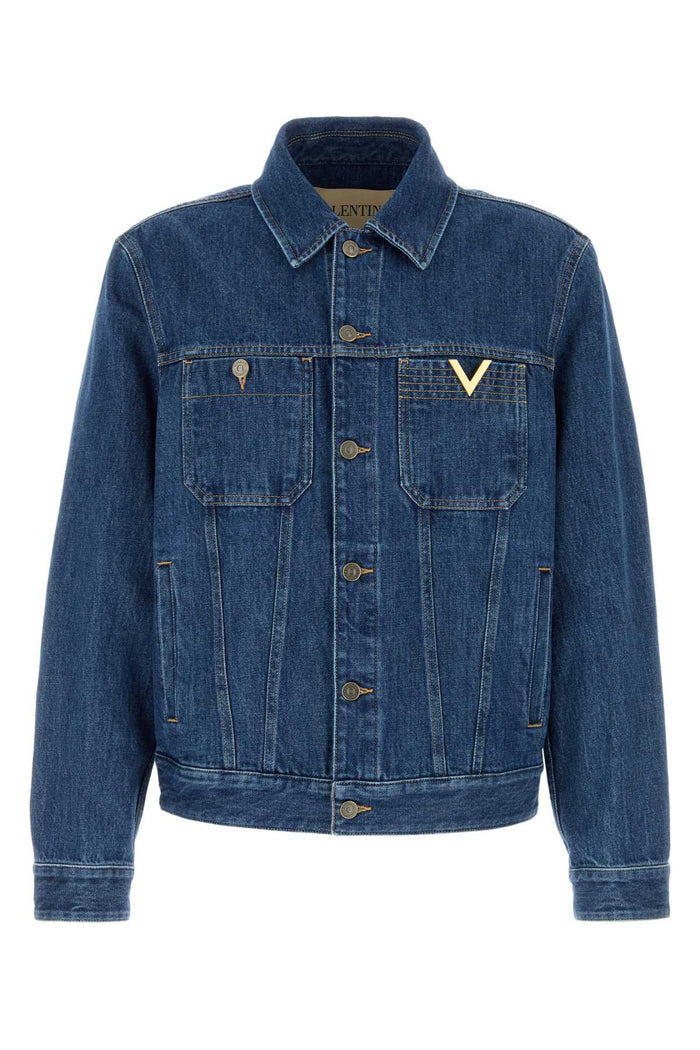 Valentino Garavani Giubbino In Denim | Vgold
