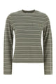 Maison Kitsune Striped Long Sleeve Regular Tee-Shirt