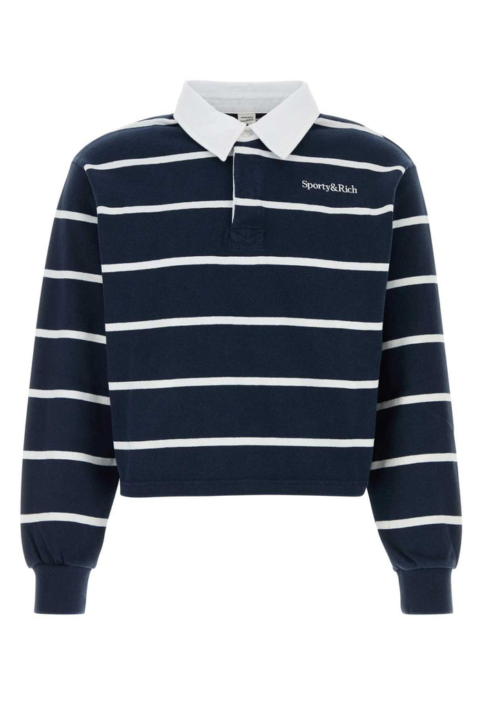 Sporty & Rich Serif Logo Rugby Polo