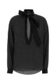 Tom Ford Printed Small Polka Dot Silk