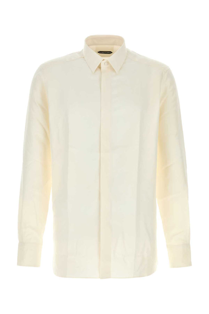 Tom Ford Enzimed Fluid Twill Classic Fit Shirt