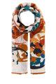 Fendi Foulard 90X90 Stampa Farfall