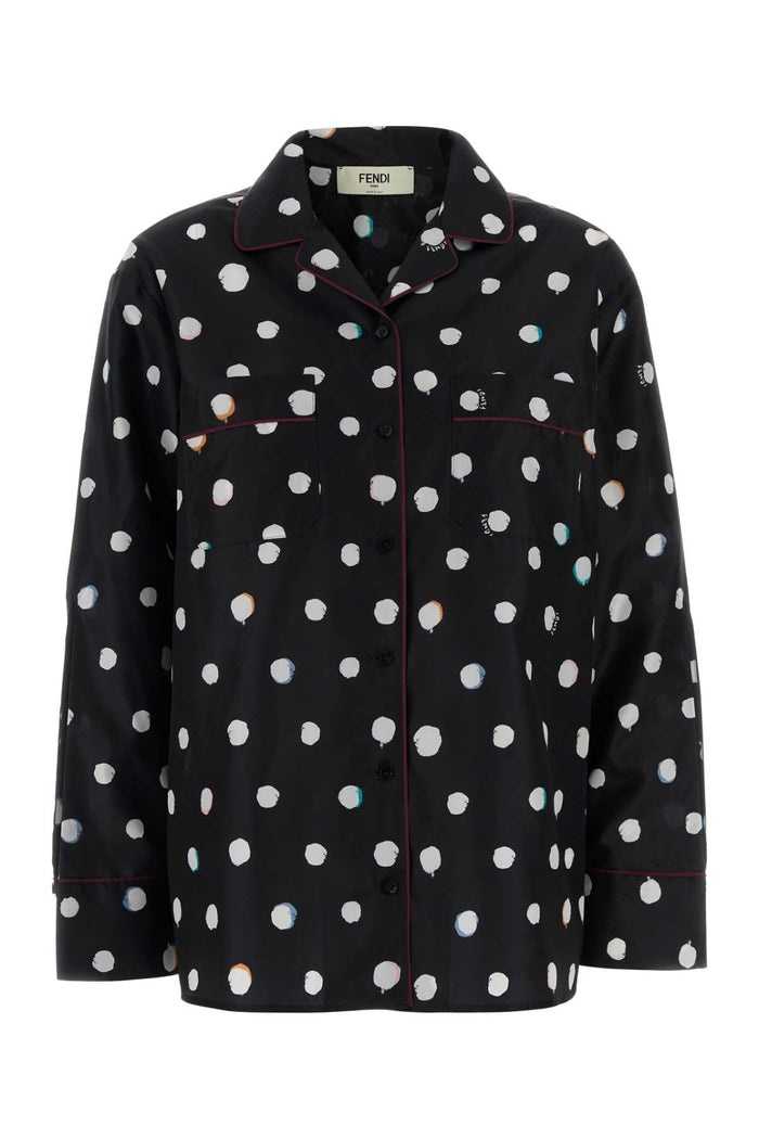 Fendi Camicia Pijiama Dots