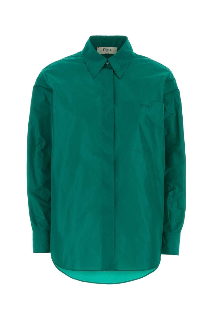 Fendi Camicia Silk Taffetas