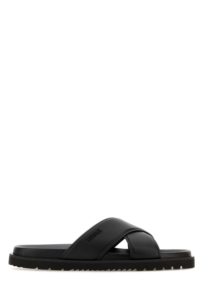 Versace Sandals Soft Calf Leather+ Versace Microinjection