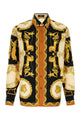 Versace Informal Shirt Mythic Baroque Print Silk Twill