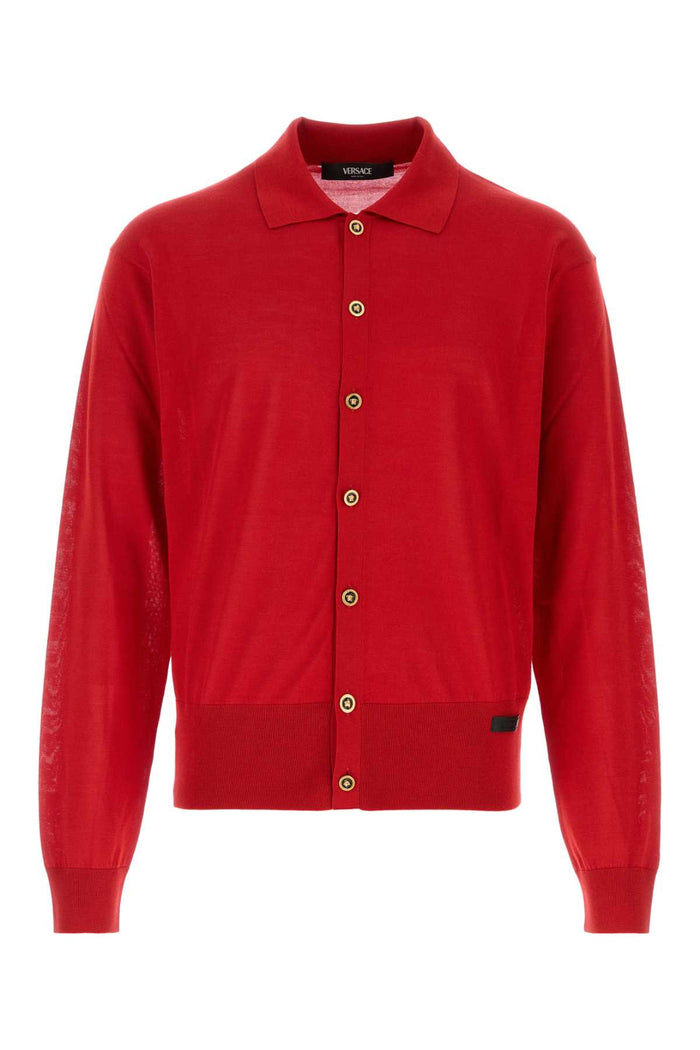 Versace Knit Sweater Silk Blend Essential