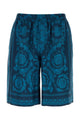 Versace Shorts Silk Twill Fabric  Barocco 92 Print