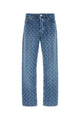 Marine Serre Light Blue Denim Straight Jeans