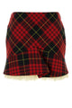 Alexander Mcqueen Kickback Mini Skirt