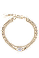 Alexander Mcqueen Skl & Crystal Brac.