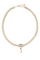 Alexander Mcqueen Skl & Crystal Neck.