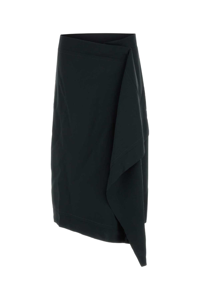 Ami Tailored Midi Wrapped Skirt