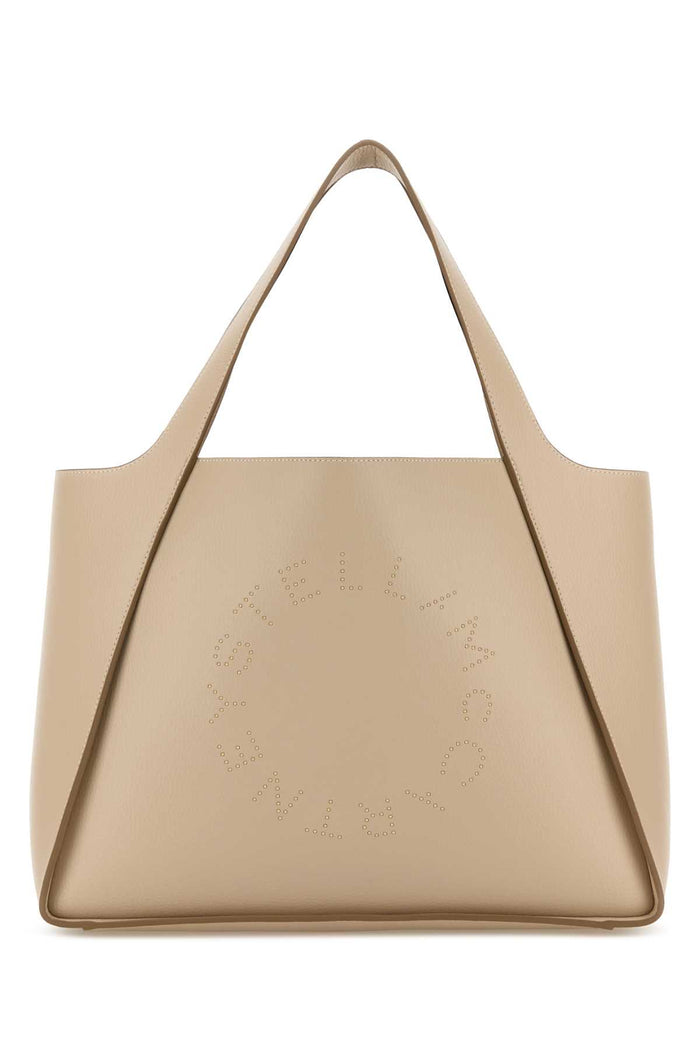 Stella Mccartney Logo Tote Bag Embossed Grainy Alter Mat W/Studded