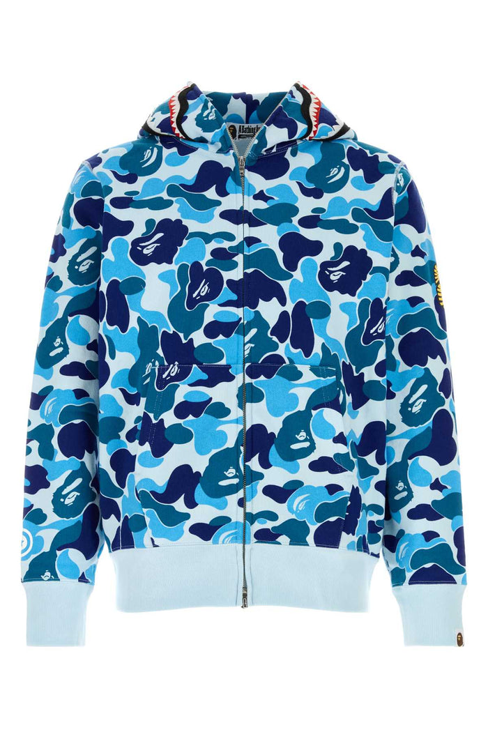 Bape Abc Camo 2Nd Shark Full Zip Hoodie M