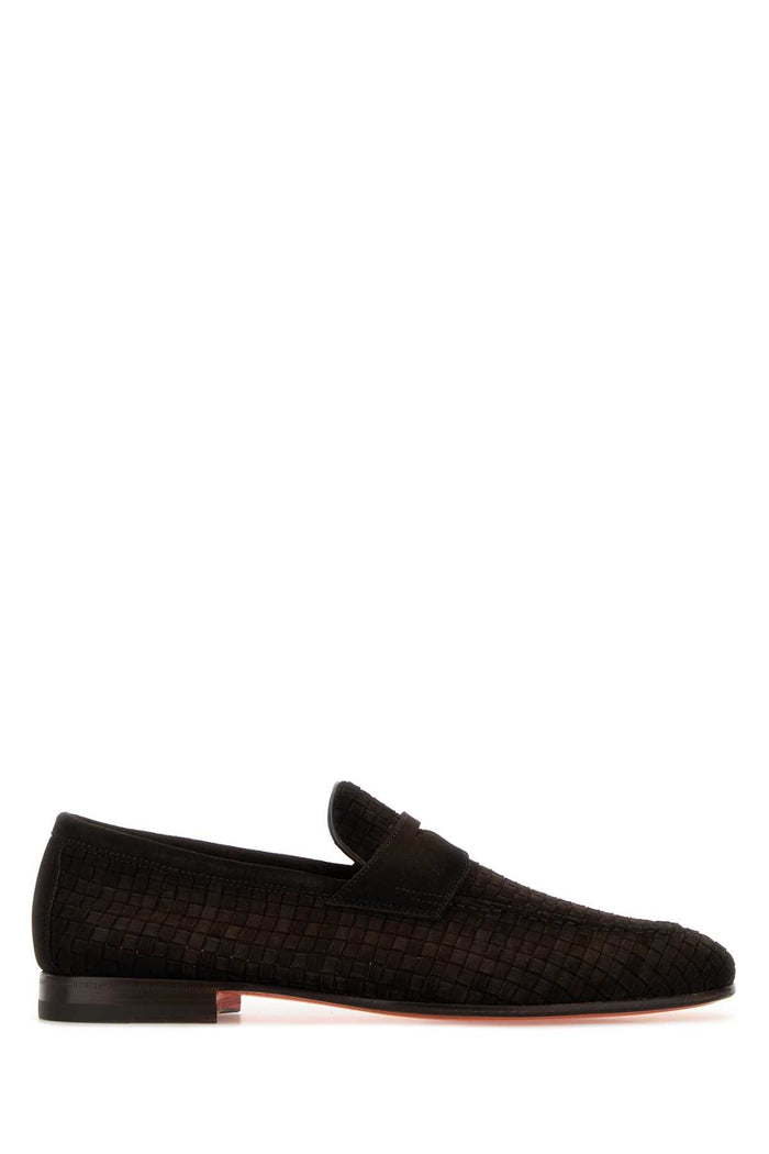Santoni Loafer Intrecciato