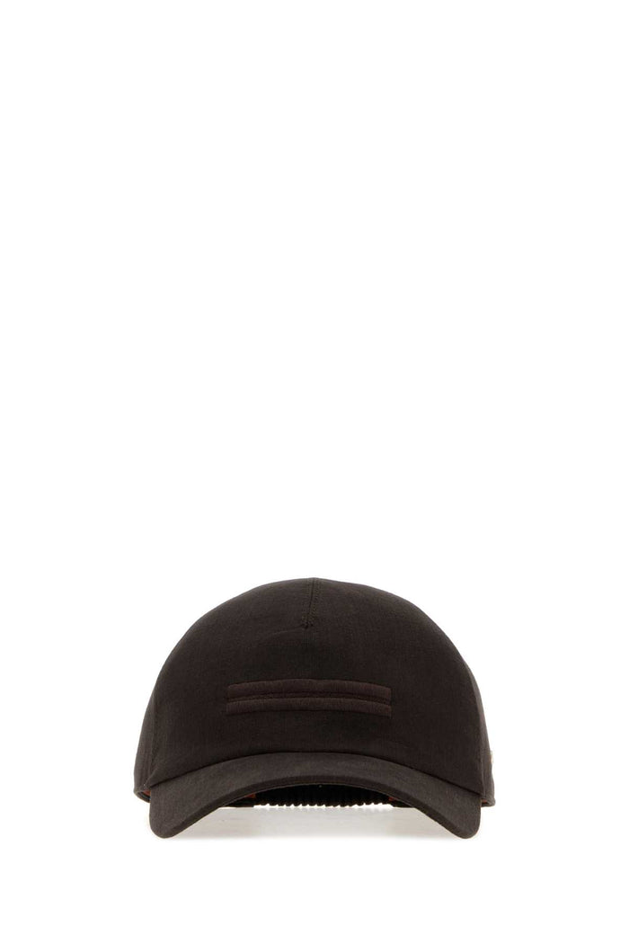 Zegna Oasi Lino Lined Baseball Cap