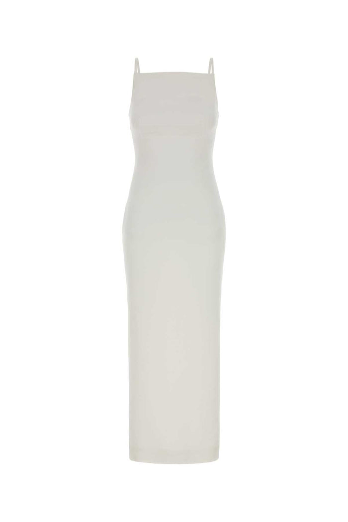 Givenchy Square Neckline Long Dress