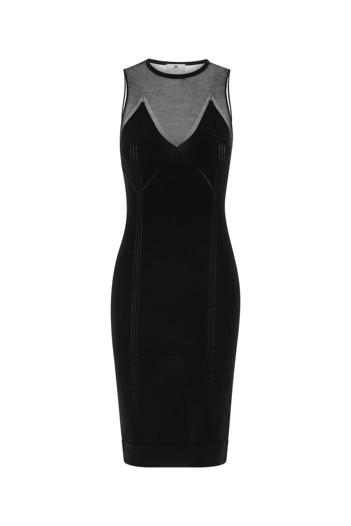 Elisabetta Franchi Abito Longuette In Maglia