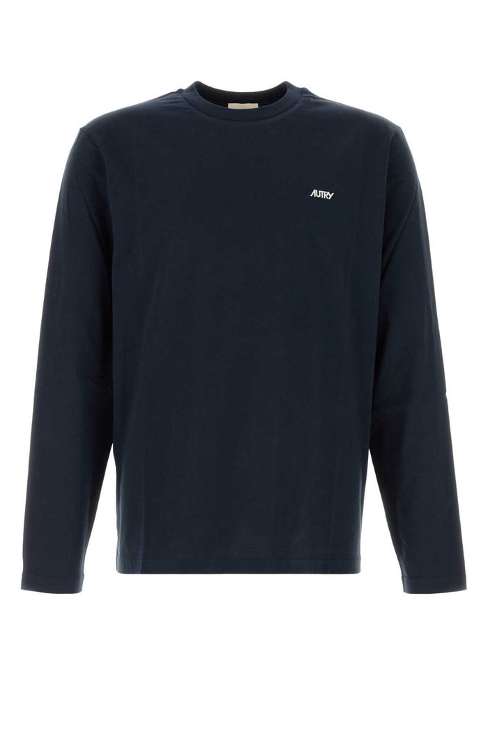 Autry Long-Sleeve Embroidered Logo Tee