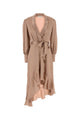 Zimmermann Silk Wrap Midi Dress