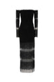 Blumarine 2A760a Net Dress W/Lace