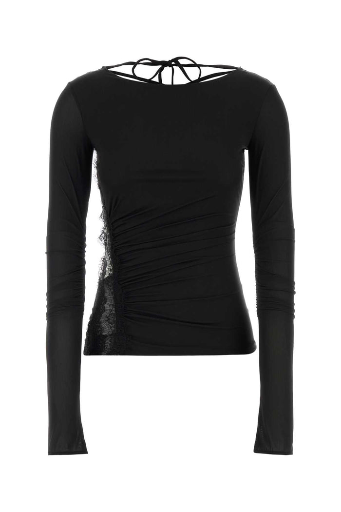 Blumarine Maglia Jersey Lacci