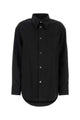 Ami Long Sleeve Wide Shirt With Sharp Collar And Embos