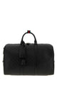 Gucci Duffle With Shoulder, Address And Keys Tag, Padloc