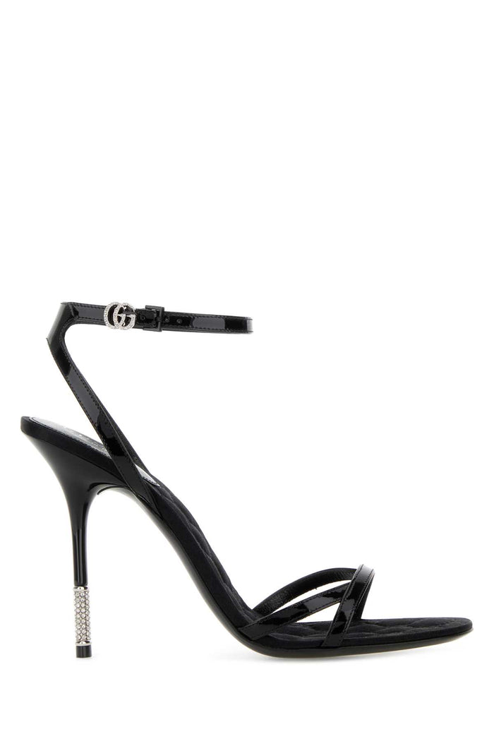 Gucci Leather Upper And Sole Sandal