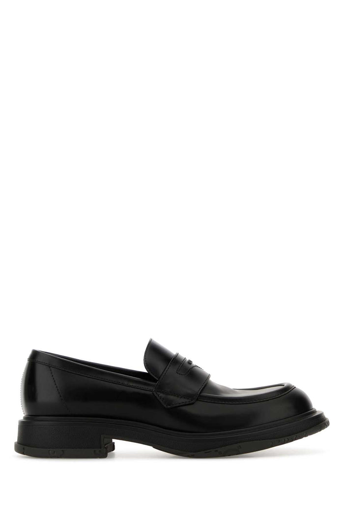 Gucci Leather Upper And Rubber Sole Moccasin