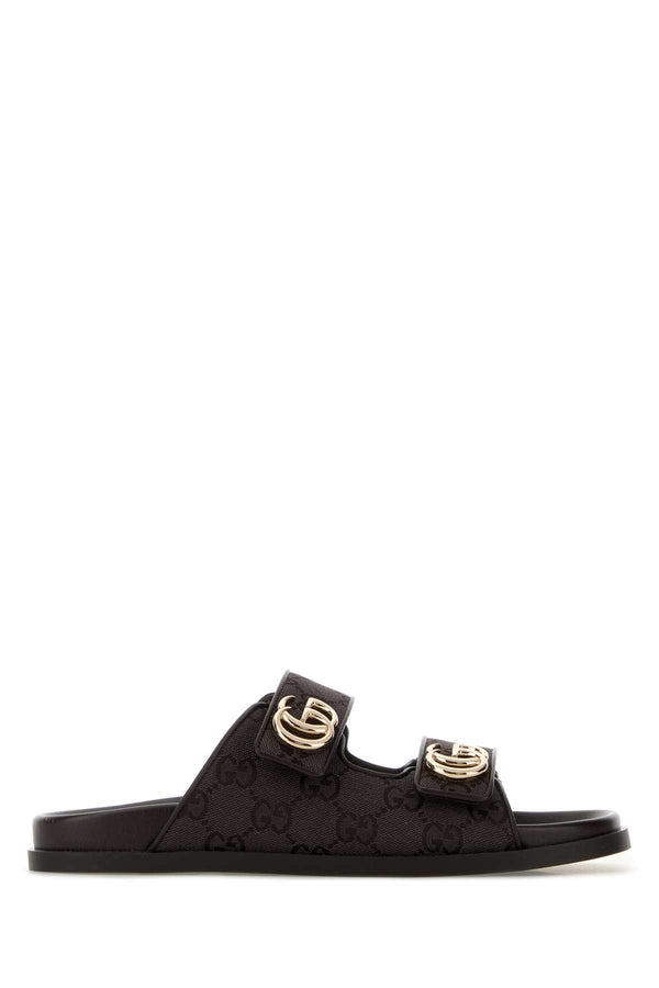 Gucci Leather Upper And Rubber Sole Sandal