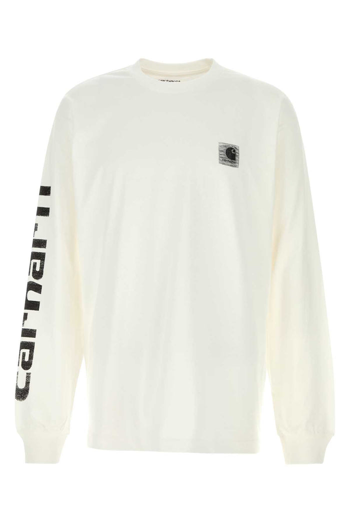 Carhartt Wip L/S Archive Script T-Shirt Organic Cotton Single J