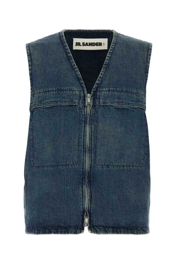Jil Sander Denim Vest 119 Pd