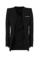 Tom Ford Sharp Wool Silk Panama Collarless Jacket