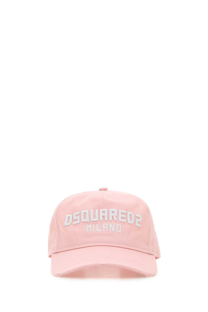 Dsquared Baseball Cap - Gabardine - Rosa+Bianco