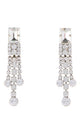 Alessandra Rich Crystal Earrings With Fringes