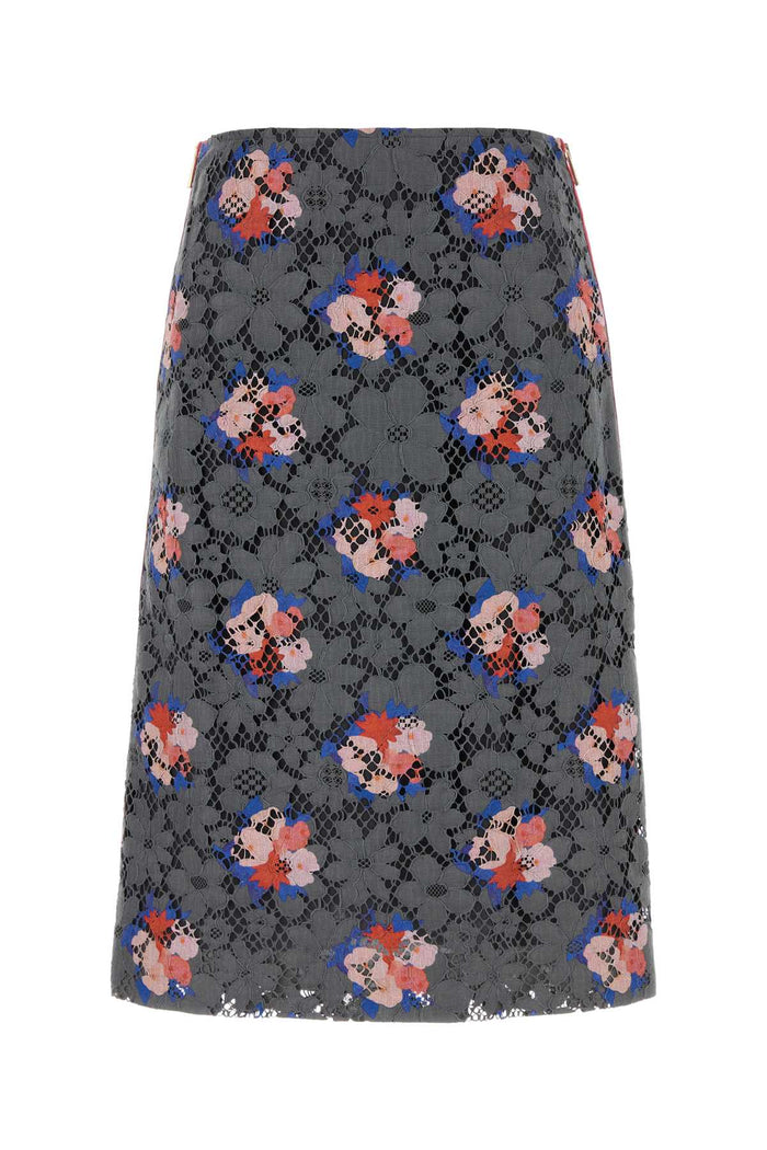Fendi Gonna Printed Daisy