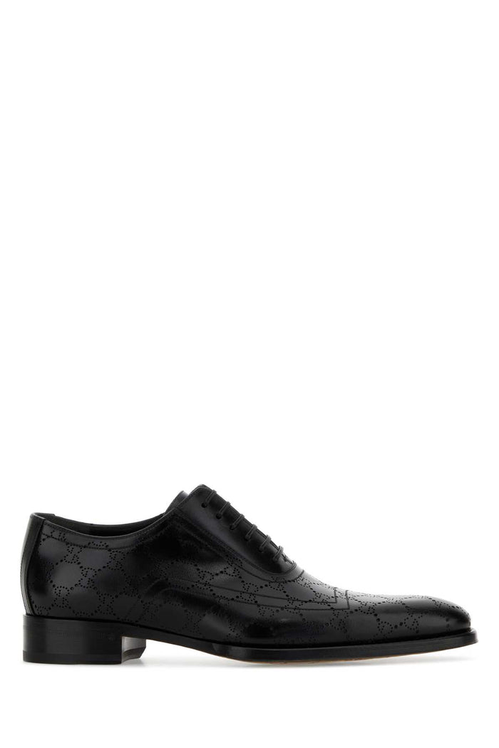 Gucci Lace Up Leather, L.s
