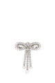 Alessandra Rich Crystal Bow Brooch
